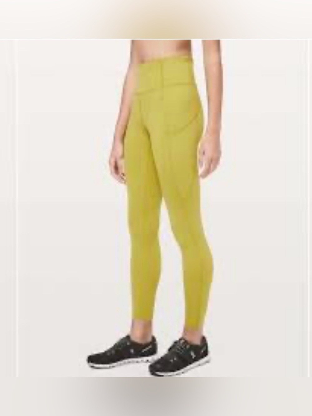 lululemon athletica Fast And Free Tight II High-Rise Leggings Golden Lime